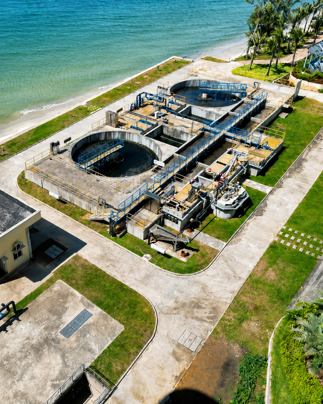 Wastewater Treatment 1 at SHV, 5200 m3-day, ~ 3000 m2
